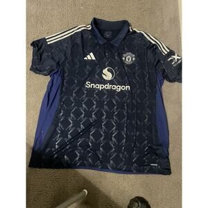 Size 4XL-Adidas Manchester United 2024/25 Soccer Jersey Mens